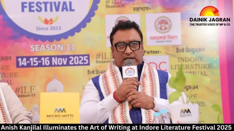 Anish Kanjilal Illuminates the Art of Writing at Indore Literature Festival 2025